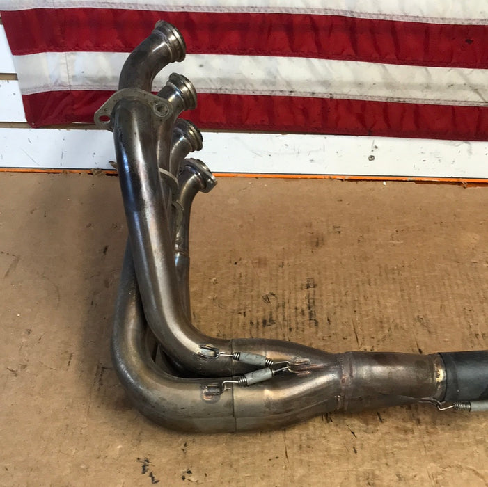 2020 Kawaski 636 ZX6R Exhaust Header and Aftermarket M4 Muffler 19 20 21 22 23