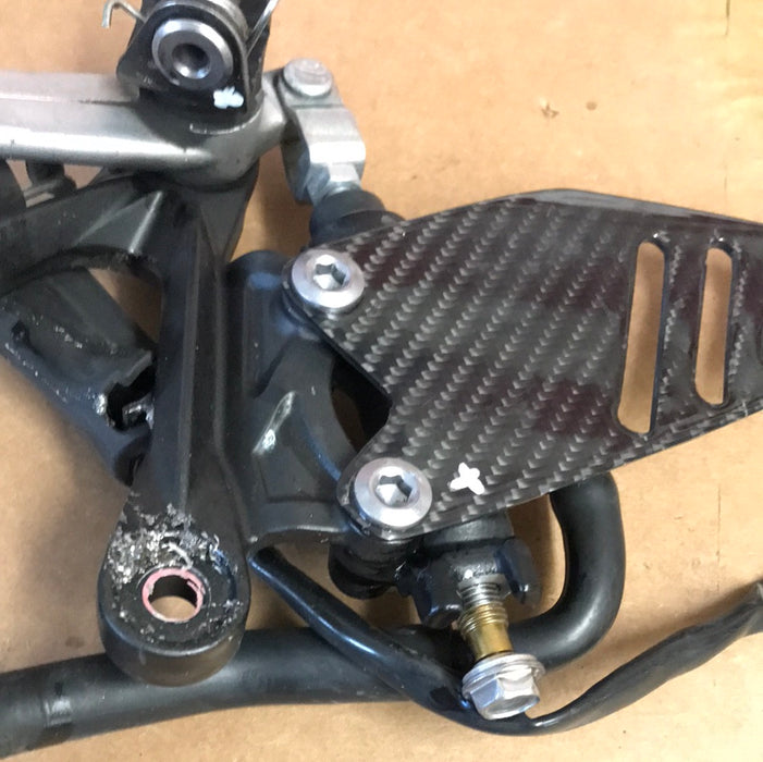 2020 Kawasaki Ninja ZX6R 636 Right Foot Peg Brake Reservoir OEM 19 20 21 22 23