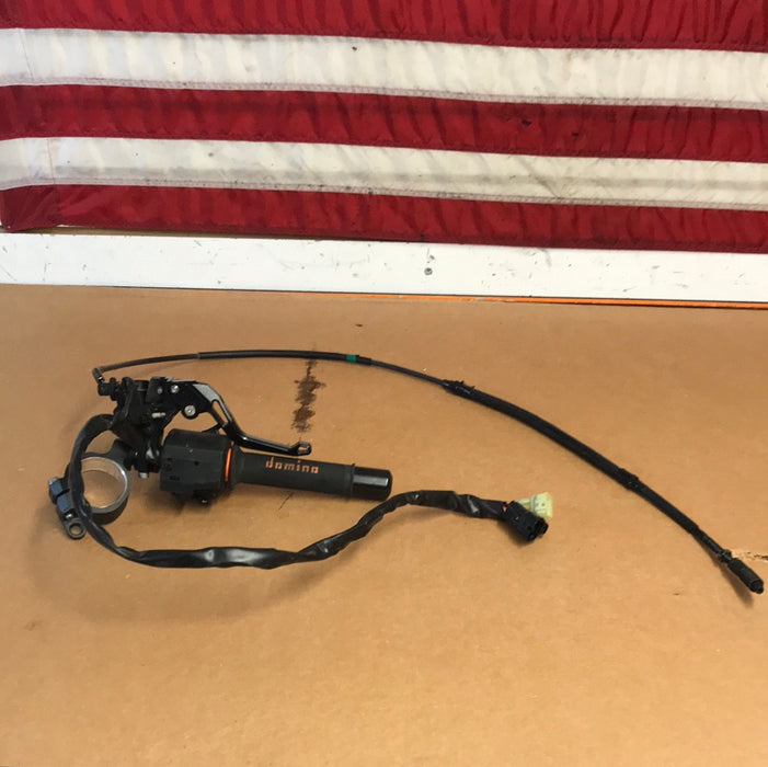 2020 Kawaski 636 ZX6R Left Clip-on Handlebar Lever Switches Brake Line