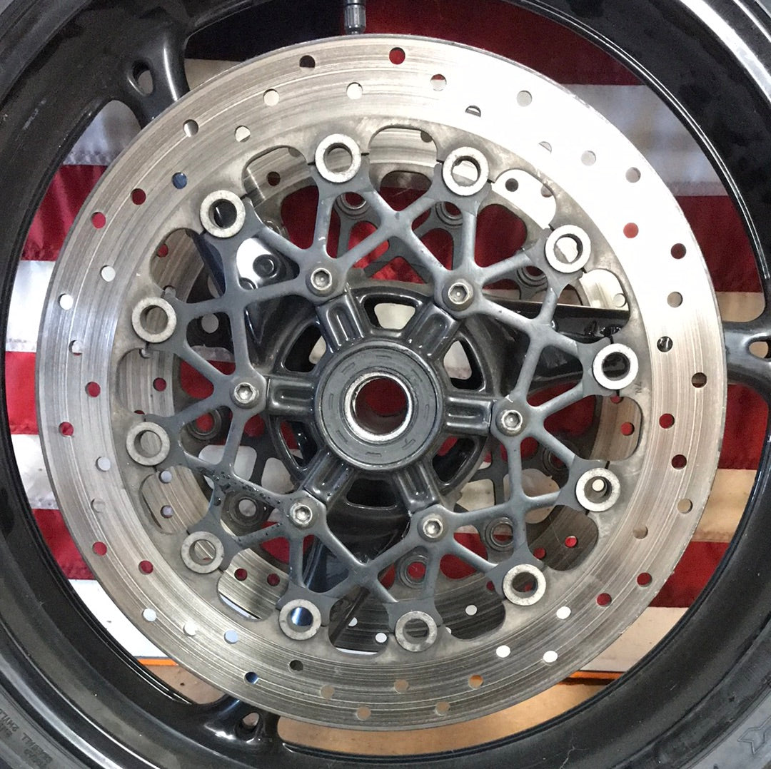 2008-2010 Suzuki GSXR 600/750 Front Wheel, Tire, and Rotors OEM