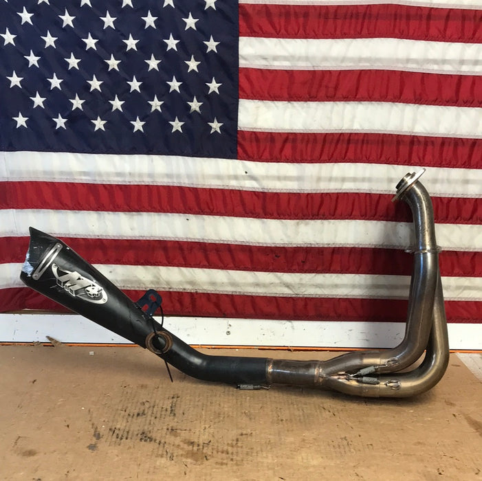 2020 Kawaski 636 ZX6R Exhaust Header and Aftermarket M4 Muffler 19 20 21 22 23