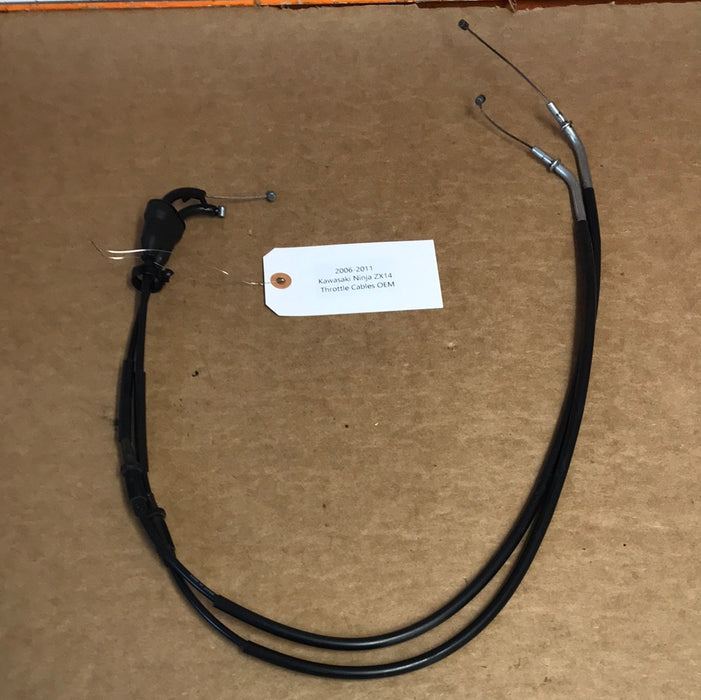 2006-2011 Kawasaki Ninja ZX14 Throttle Cables OEM