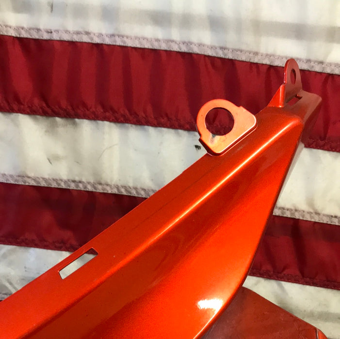 2007-2008 Suzuki GSXR 1000 Tank Fairing and Left Mid Upper Fairing Orange