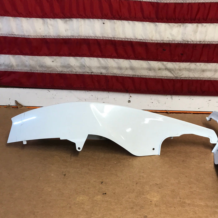 2006-2007 Suzuki GSXR 600 750 Tail Section Fairings Left and Right White