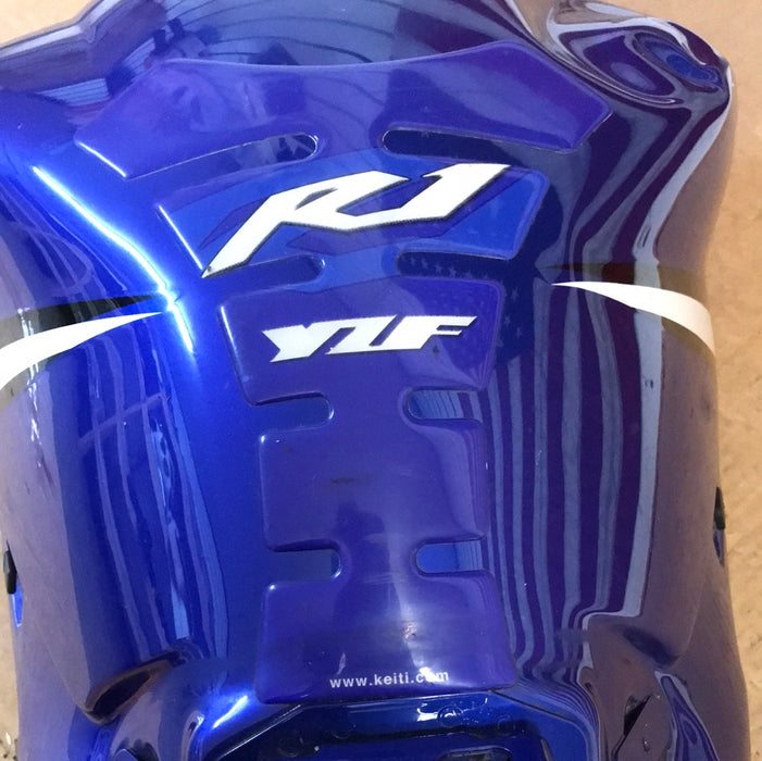 2004-2006 Yamaha R1 Blue Gas Tank *DENT* and Tank Cover Fairing OEM