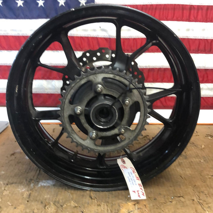 06-11 ZX14 Rear Wheel STR8 Black