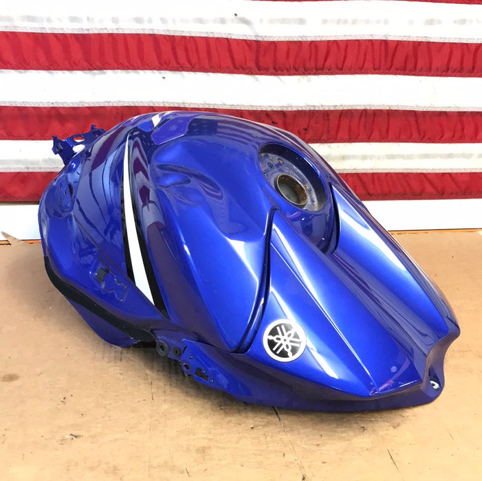 2004-2006 Yamaha R1 Blue Gas Tank *DENT* and Tank Cover Fairing OEM