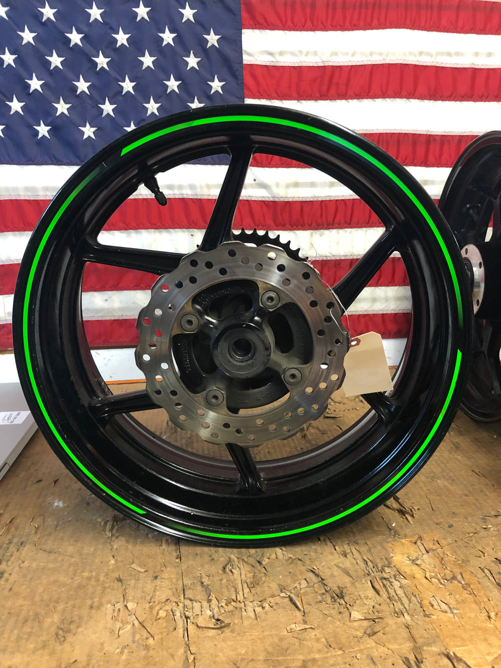 08-10 ZX10 Rear Wheel STR8 OEM