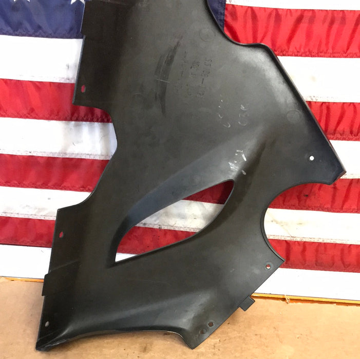 2005-2006 Kawasaki 636 ZX6 Bottom Left Side Fairing Panel OEM