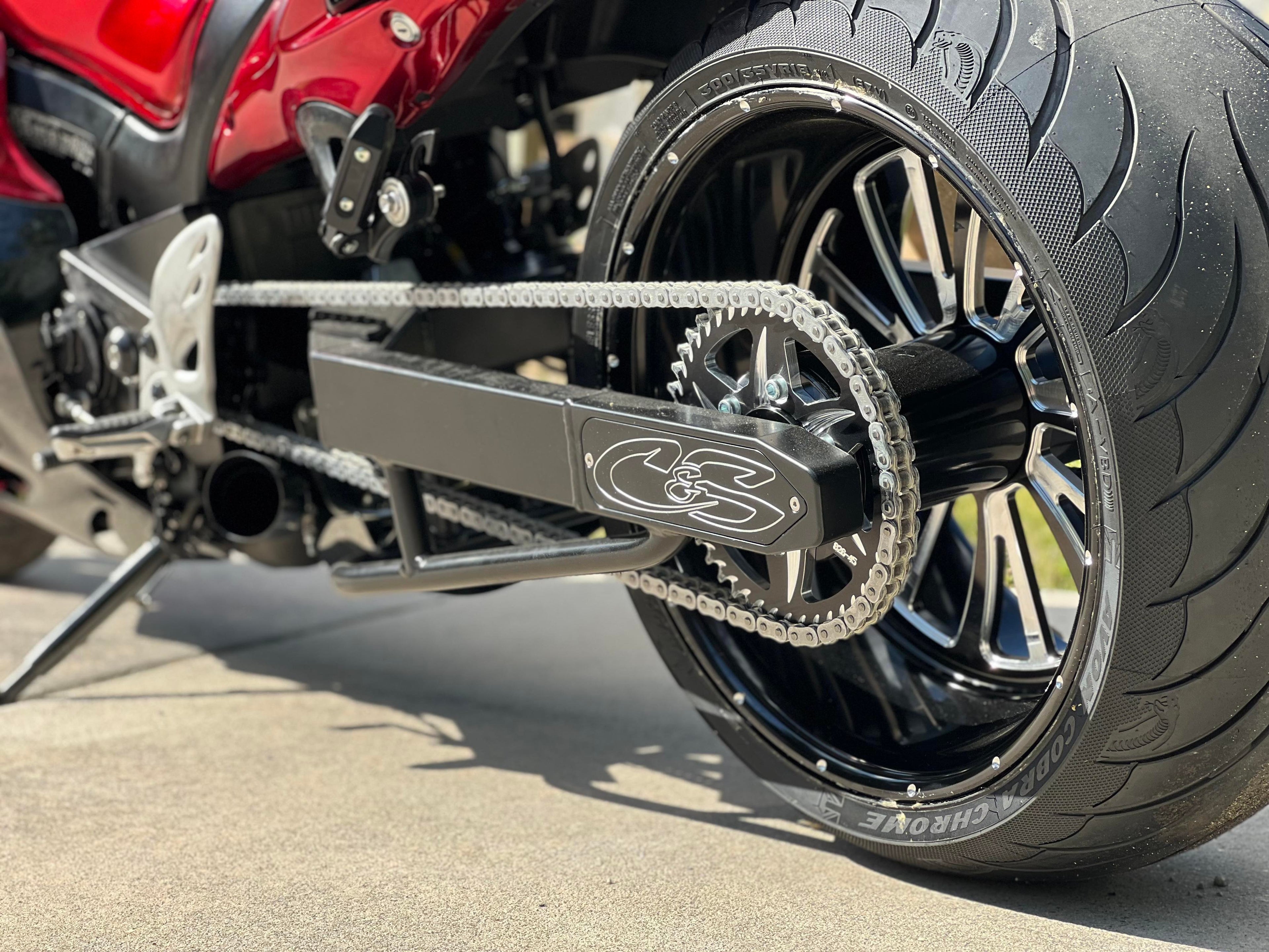 C&S Custom Suzuki Hayabusa Gen1 Outside Drive Swingarm