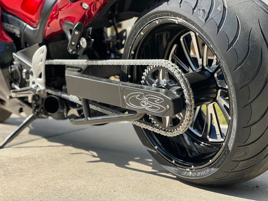 C&S Custom Suzuki Hayabusa Gen1 Outside Drive Swingarm — Garwood