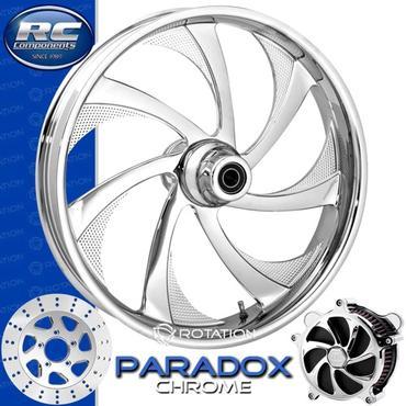 RC PARADOX 300D Chrome Front and Rear Wheels - Kawasaki ZX9 