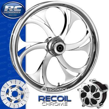 RC RECOIL 360S Chrome Front and Rear Wheels - Suzuki Katana 600