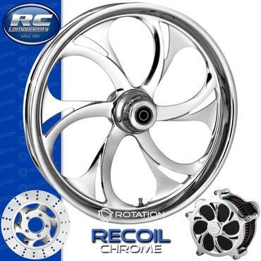 RC RECOIL 360D Chrome Front and Rear Wheels - Kawasaki ZX11