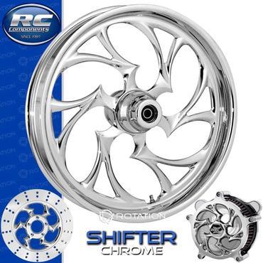 RC SHIFTER 330S Black Powdercoat Front and Rear Wheels - Honda CBR600 