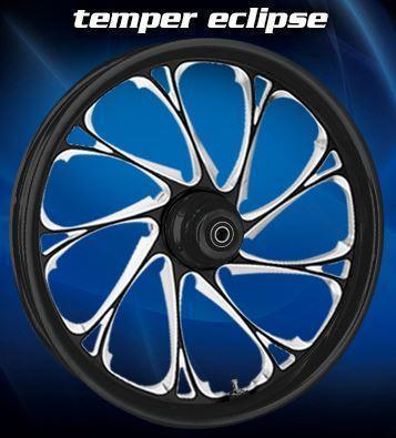 RC TEMPER 330D Chrome Front and Rear Wheels - Suzuki GSX-R750